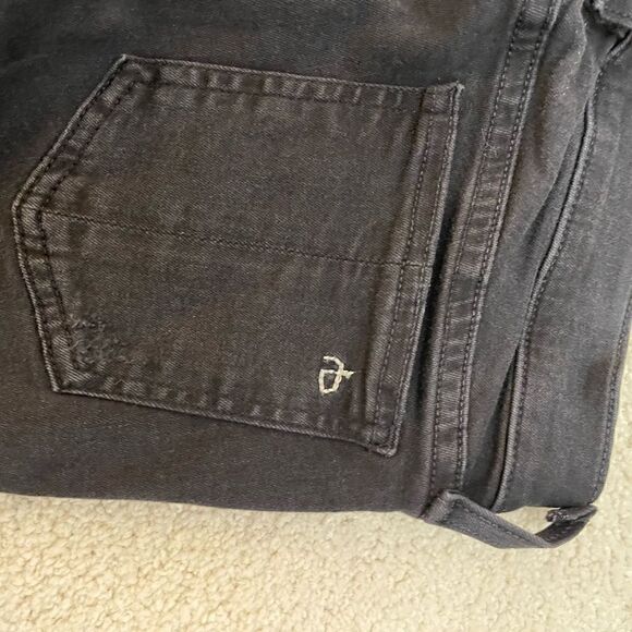 Rag & Bone / Jean size 26 black ripped jeans. Style: legging - Picture 4 of 8